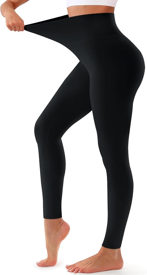 Bluemaple High Waisted Tummy Control Leggings worn by a model