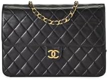Wgaca Preloved Chanel Lambskin Shoulder Bag